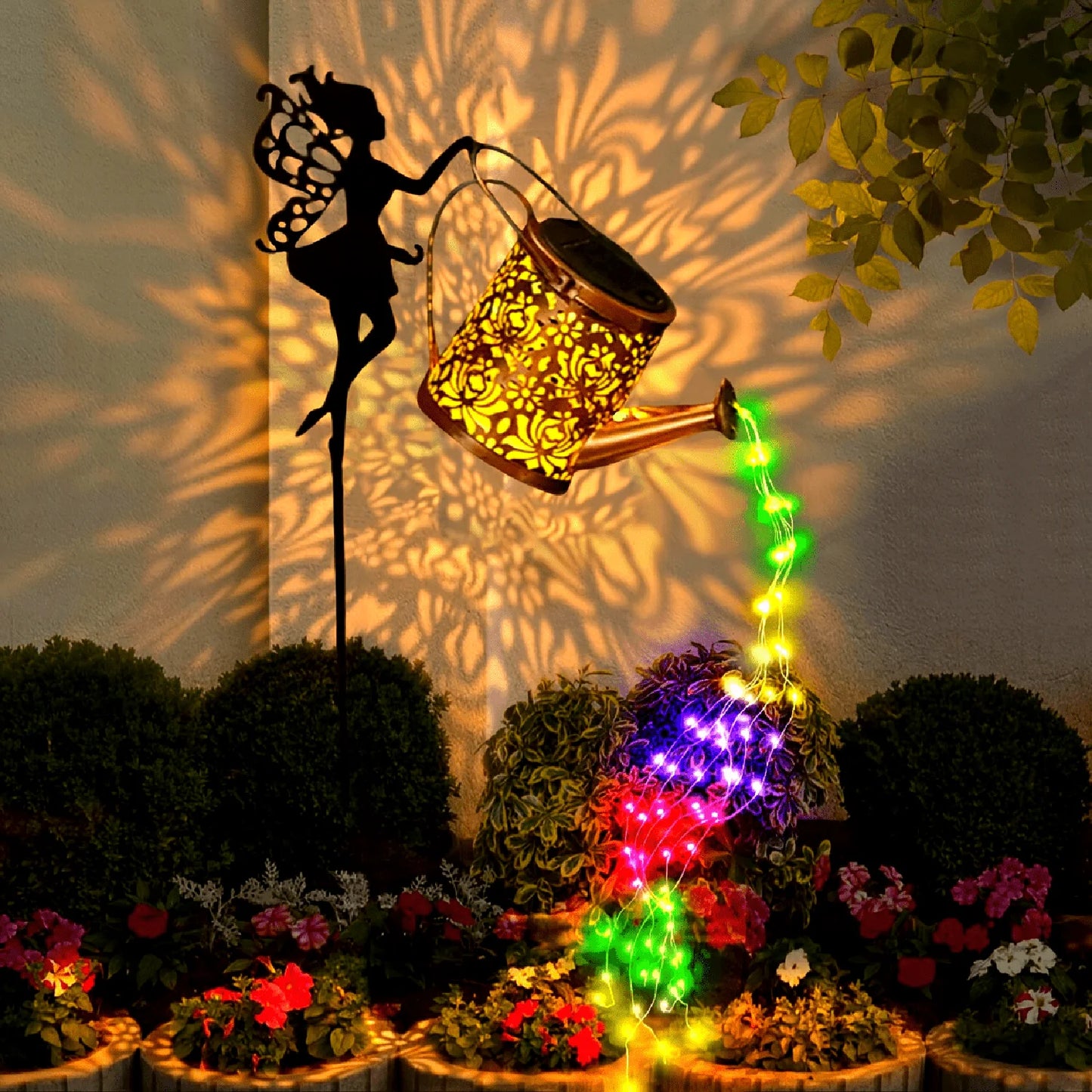 Lanterna Solare in Ferro – Lampada da Giardino Impermeabile