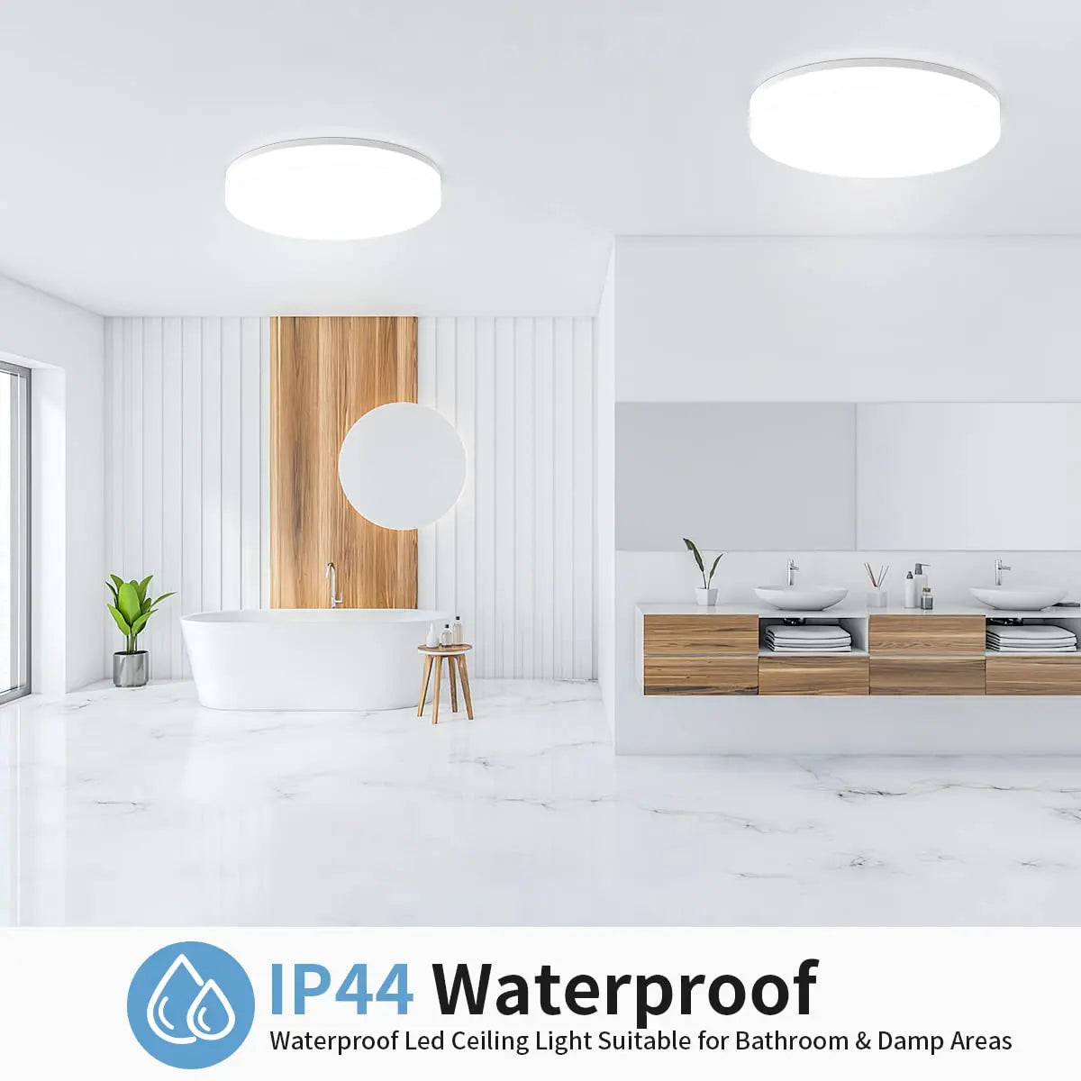 Lampada LED Soffitto Rotonda 18-48W