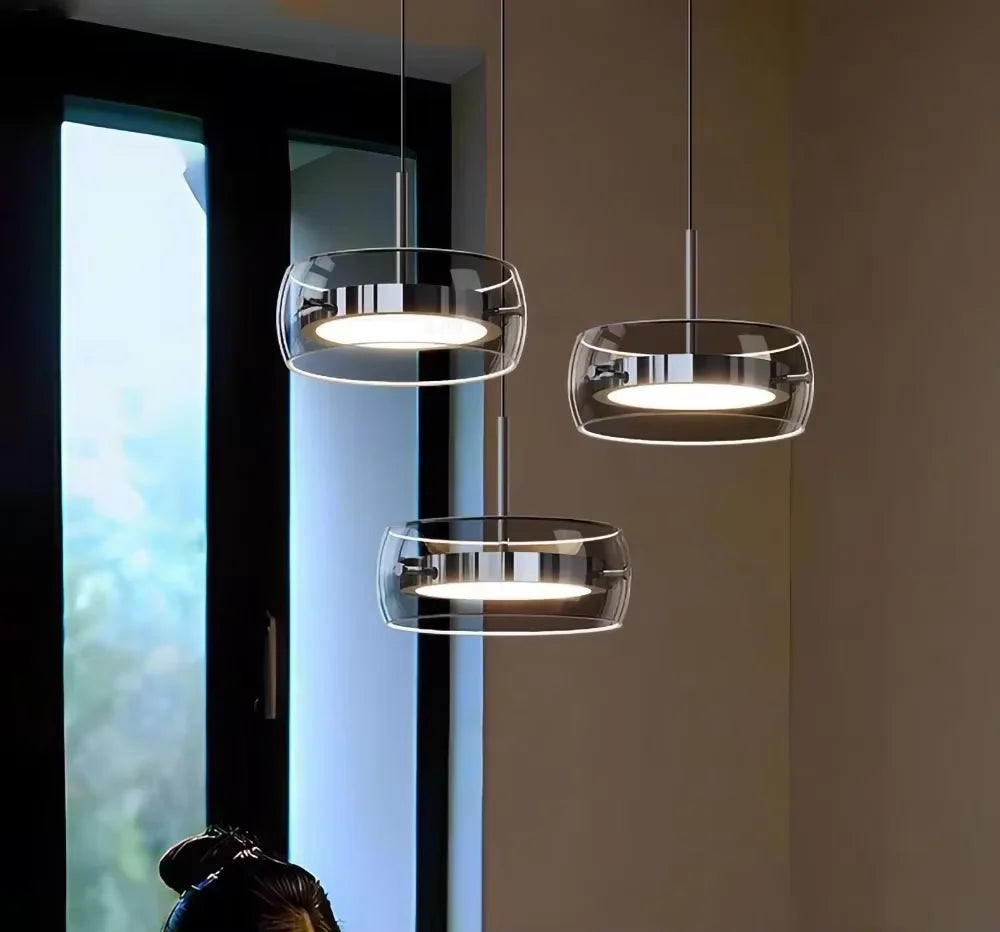 Lampada a Sospensione Nordica in Vetro