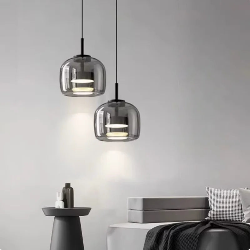 Lampada a Sospensione Nordica in Vetro