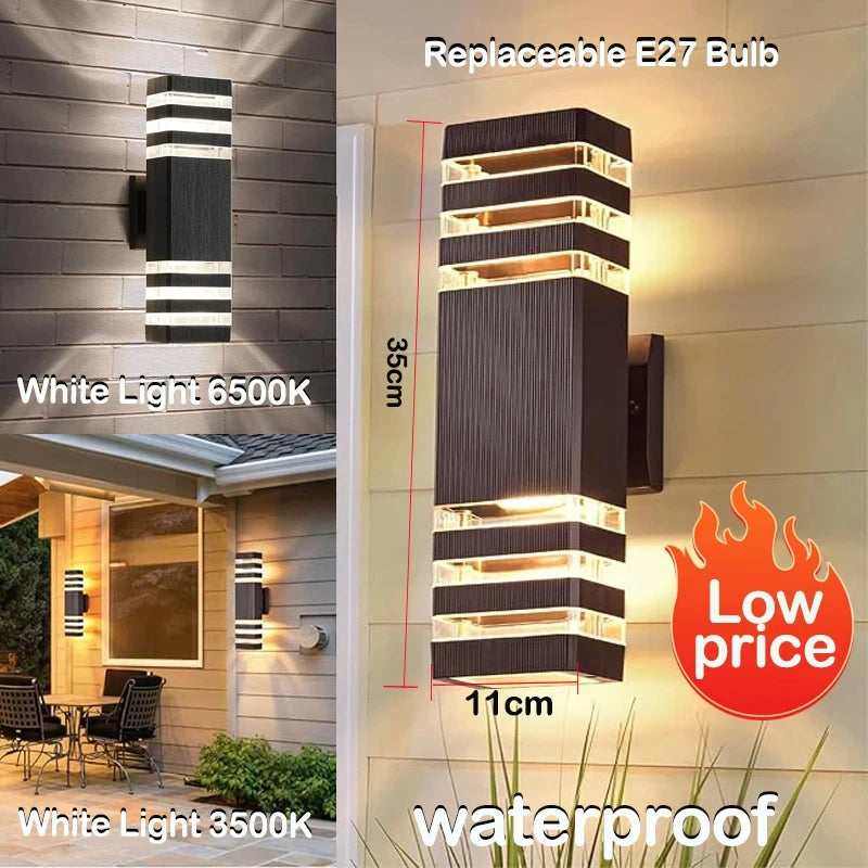 Lampada da Parete LED da Esterno IP65 Impermeabile