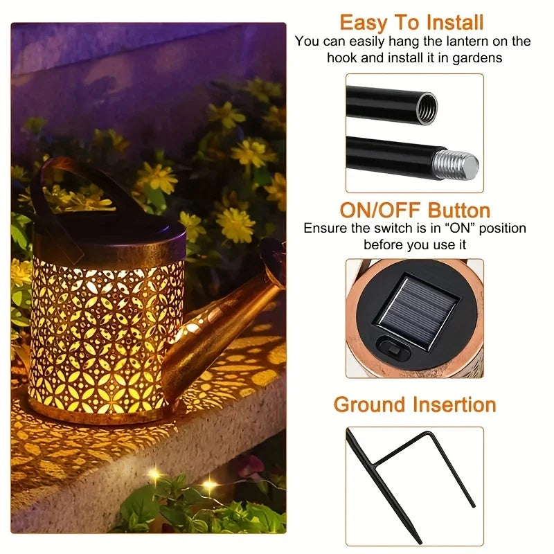 Annaffiatoio Solare LED – Cascata Giardino