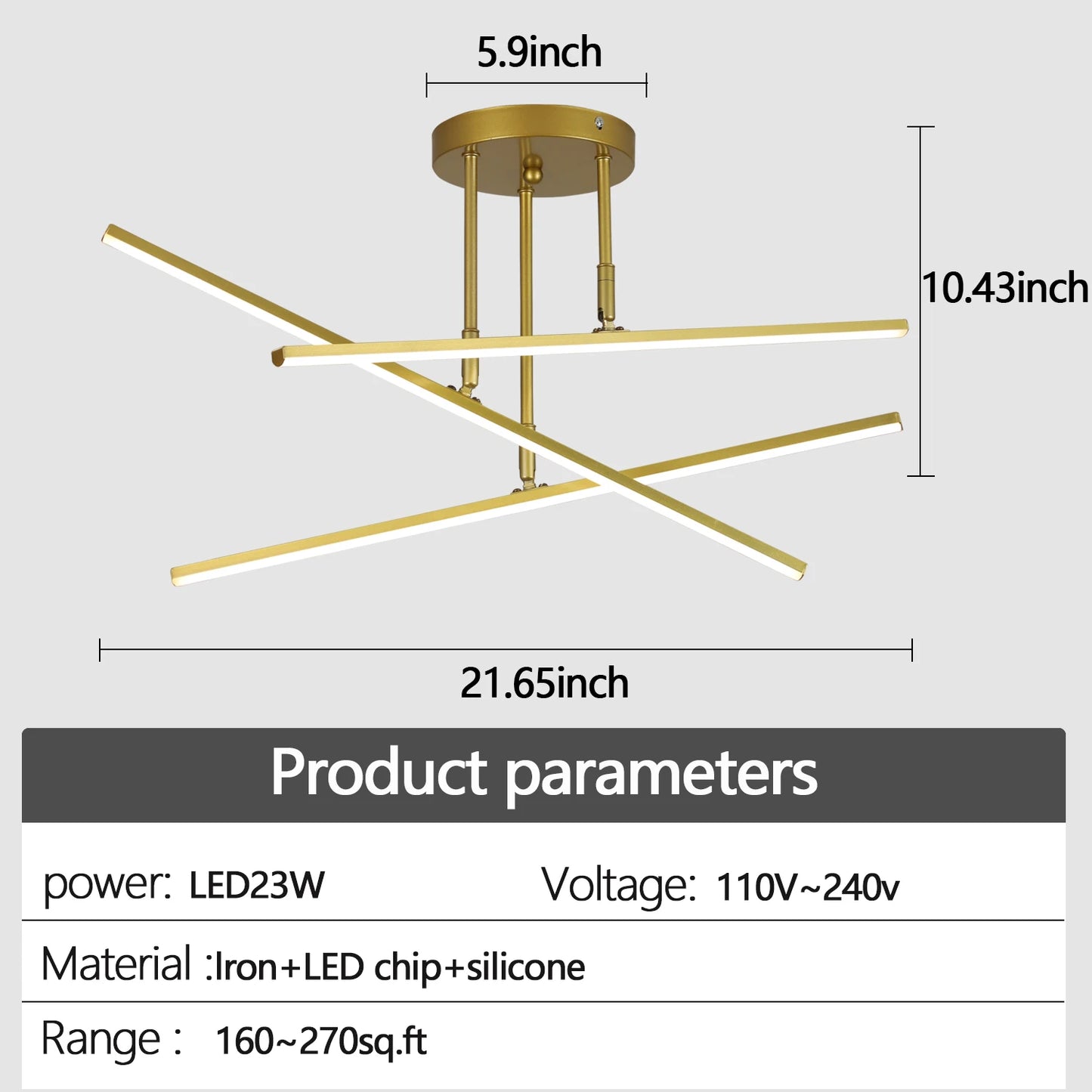 Lampada a Soffitto LED Moderna Nordica