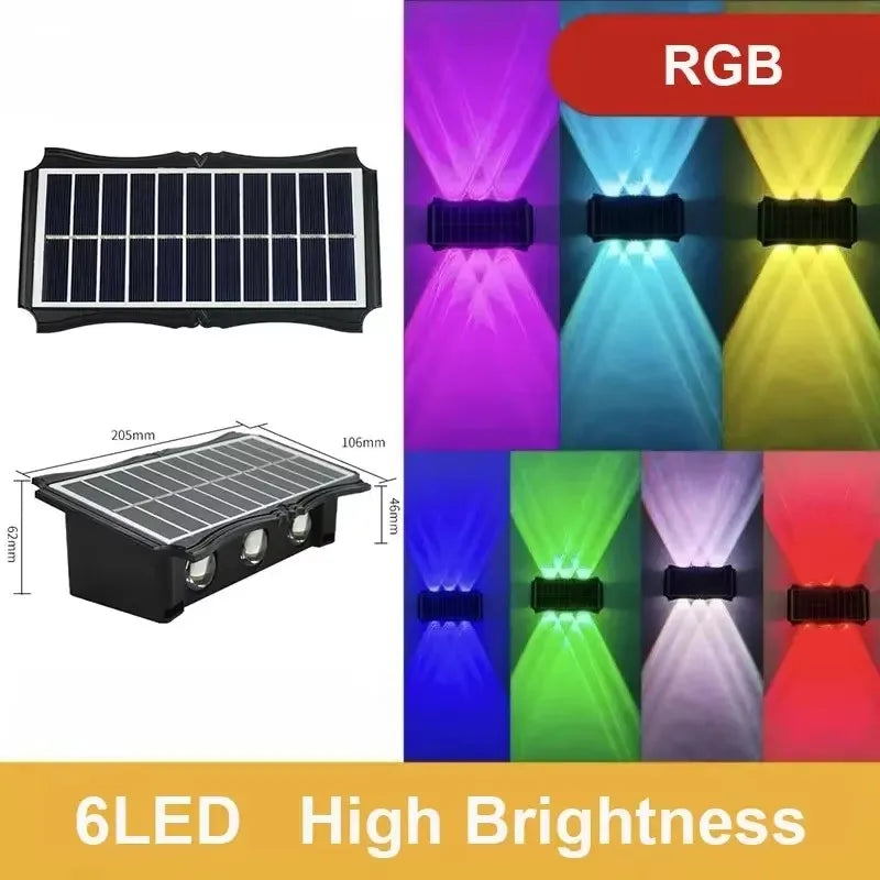 Lampada Solare da Parete LED IP65