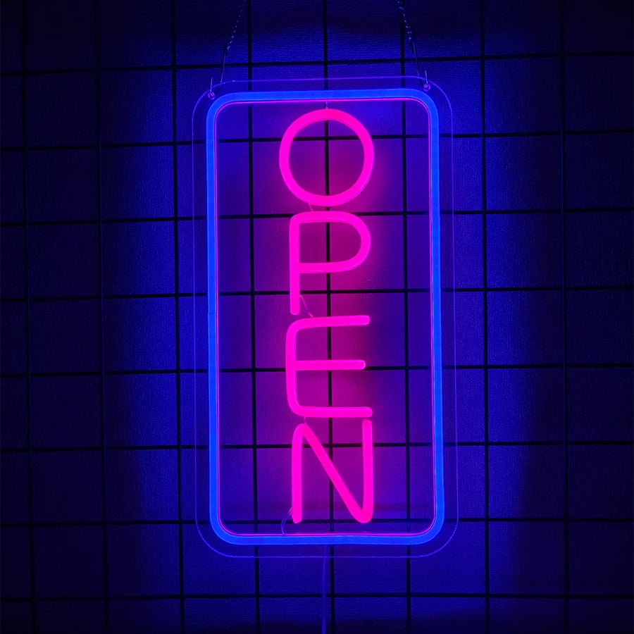 Insegna LED Neon “OPEN”