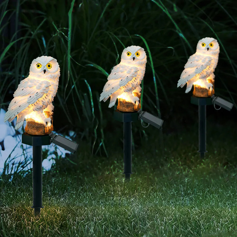 Lampada Solare LED Gufo – Impermeabile Esterni