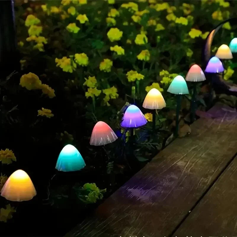 Luci Solari LED Fungo – 10 Pezzi Impermeabili