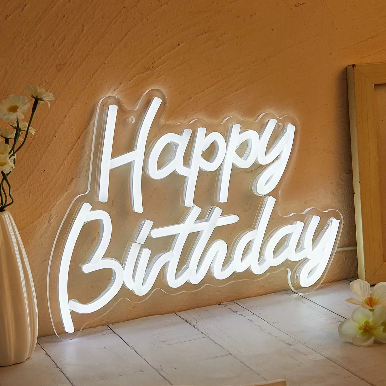 Insegna LED Neon “Happy Birthday”