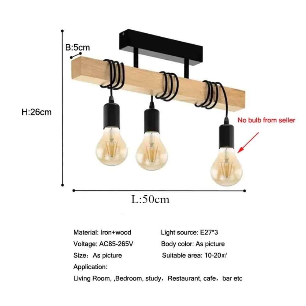 Retro Chandelier Ceiling Light