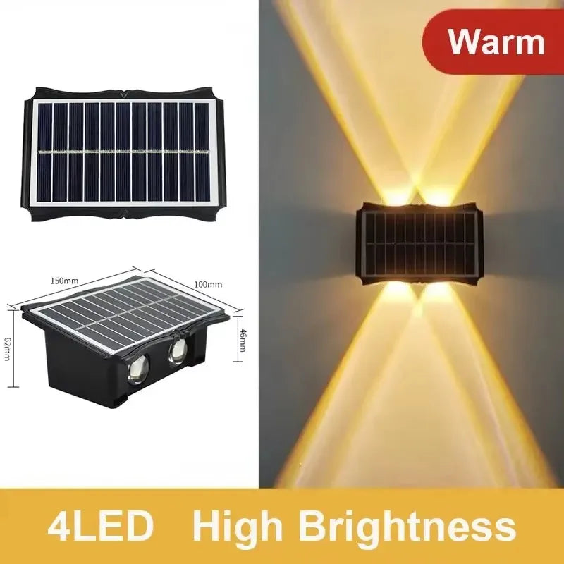 Lampada Solare da Parete LED IP65