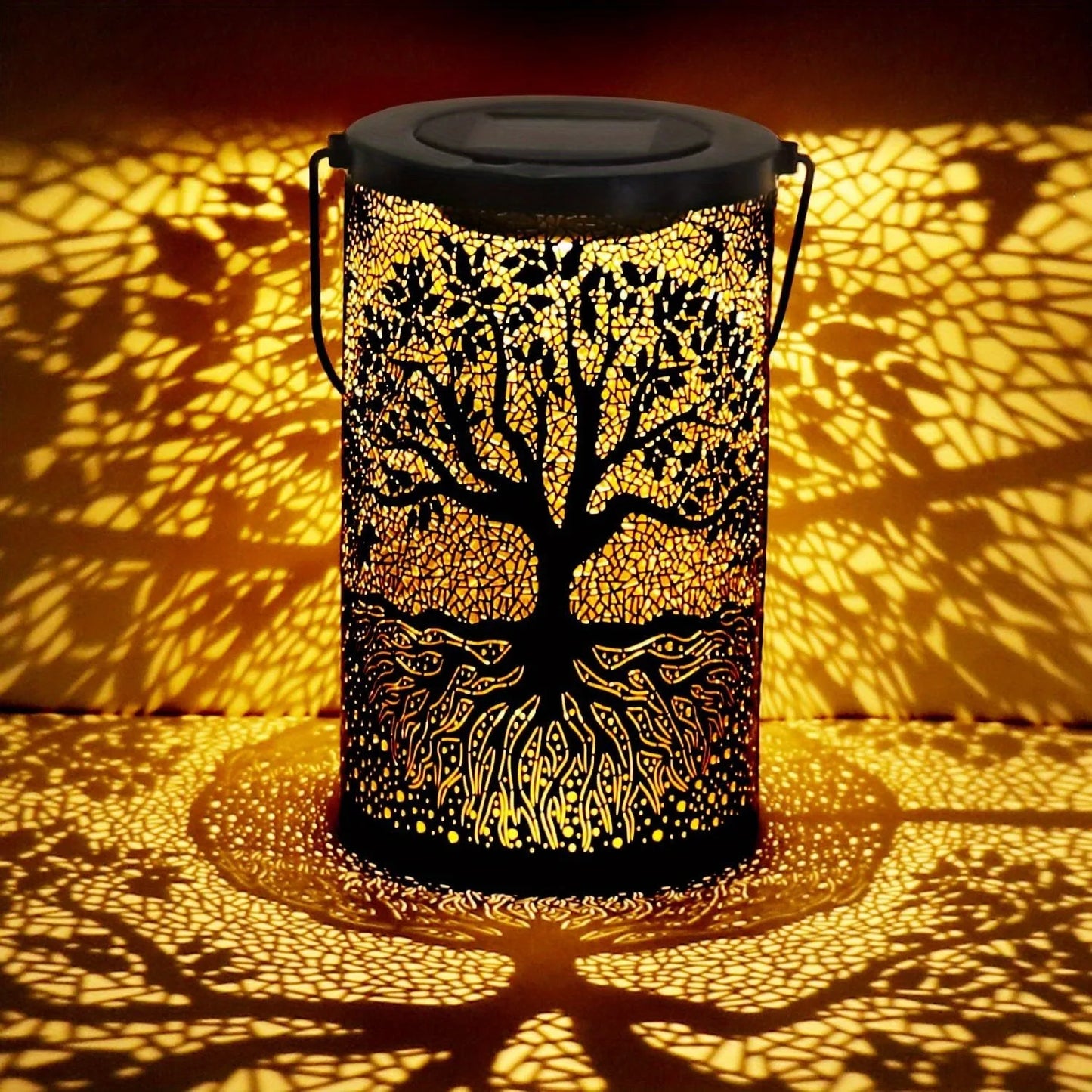 Lanterna Solare in Ferro – Lampada da Giardino Impermeabile