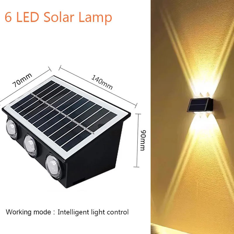 Lampada Solare da Parete LED