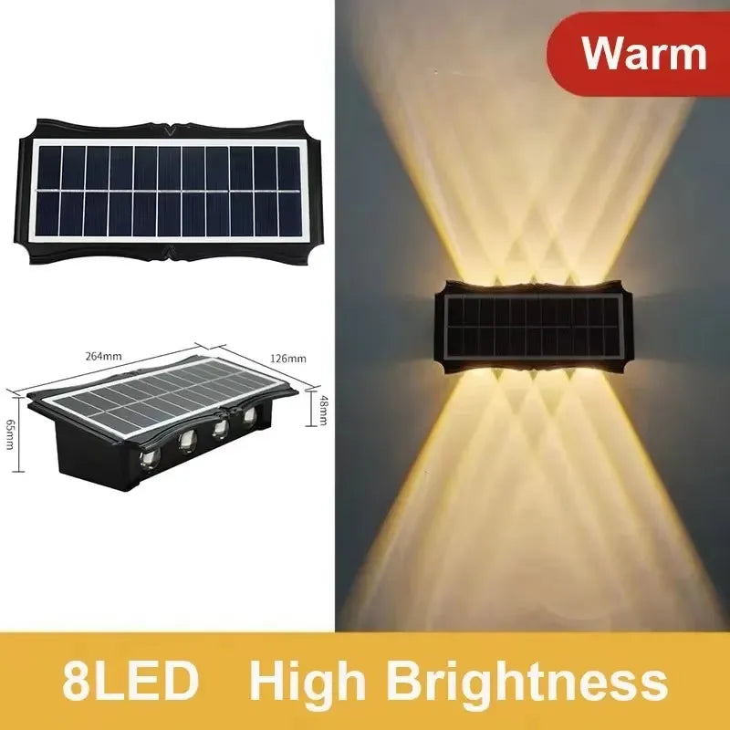 Lampada Solare da Parete LED IP65