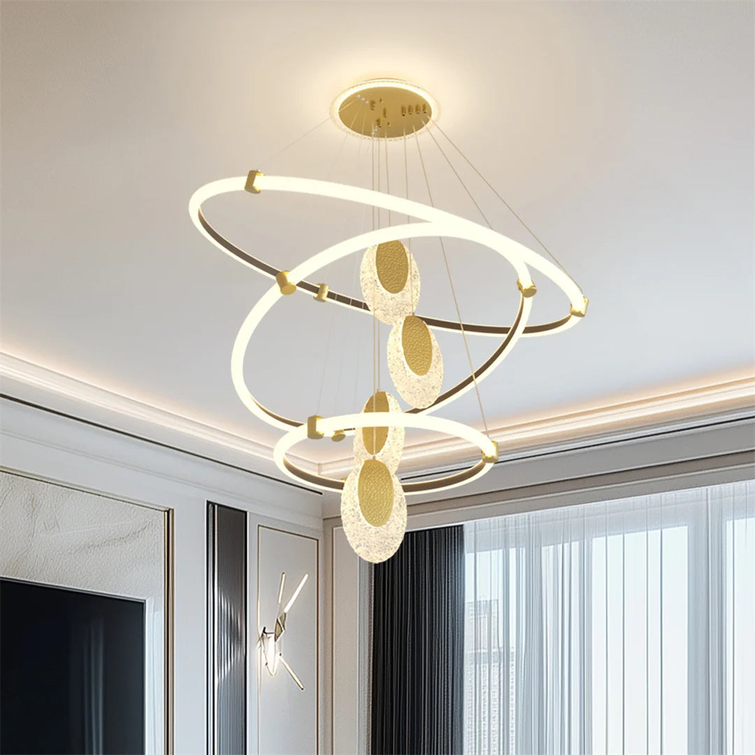 Lampadario LED Moderno a Goccia 3 Colori