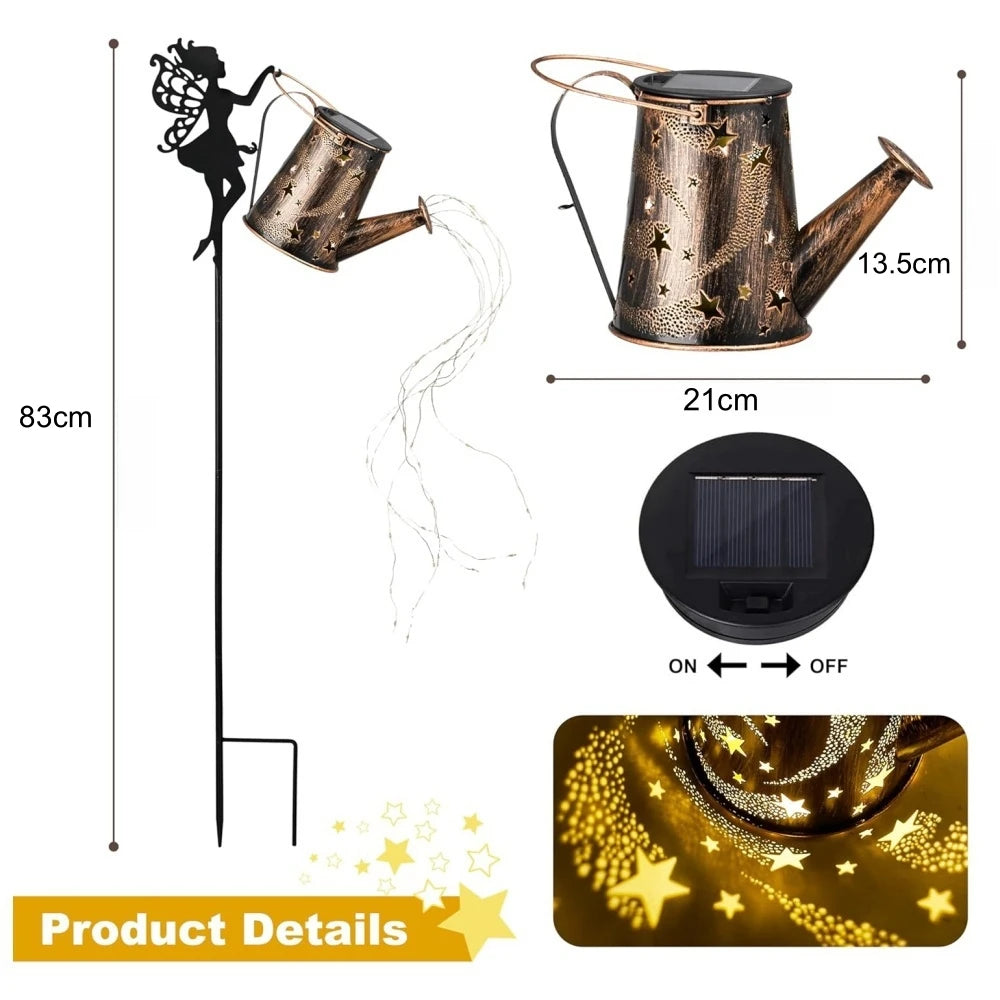 Solar Watering Can Light