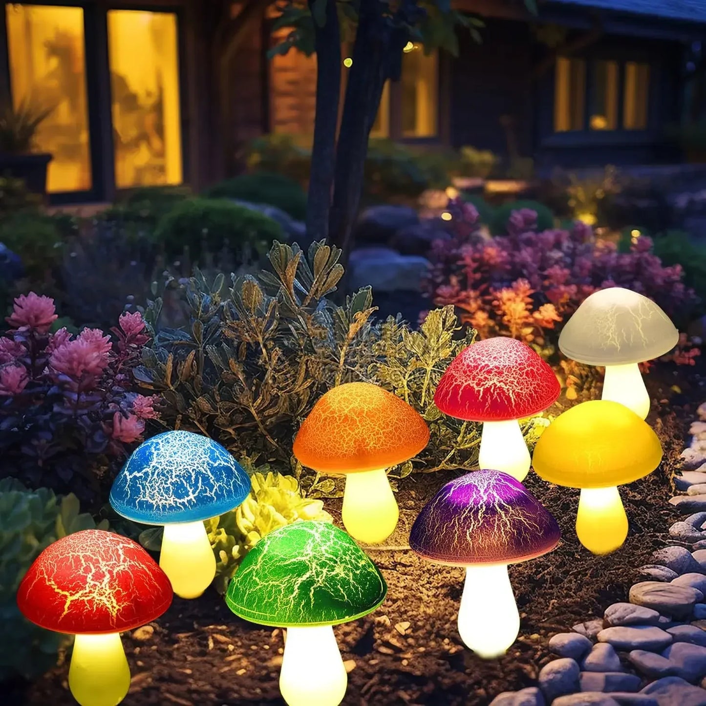 Solar Mushroom Lamp