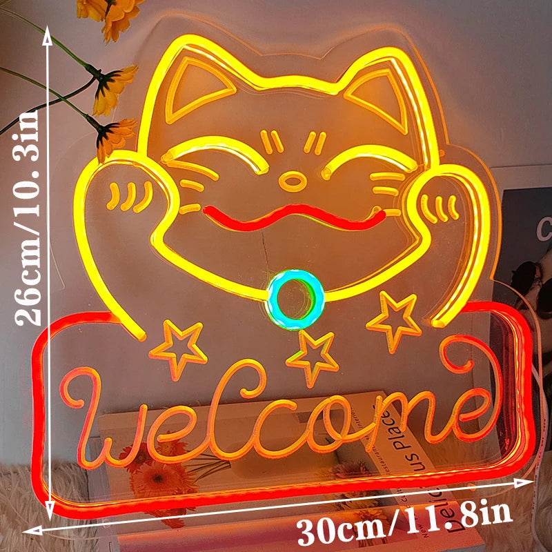 Insegna luminosa da parete