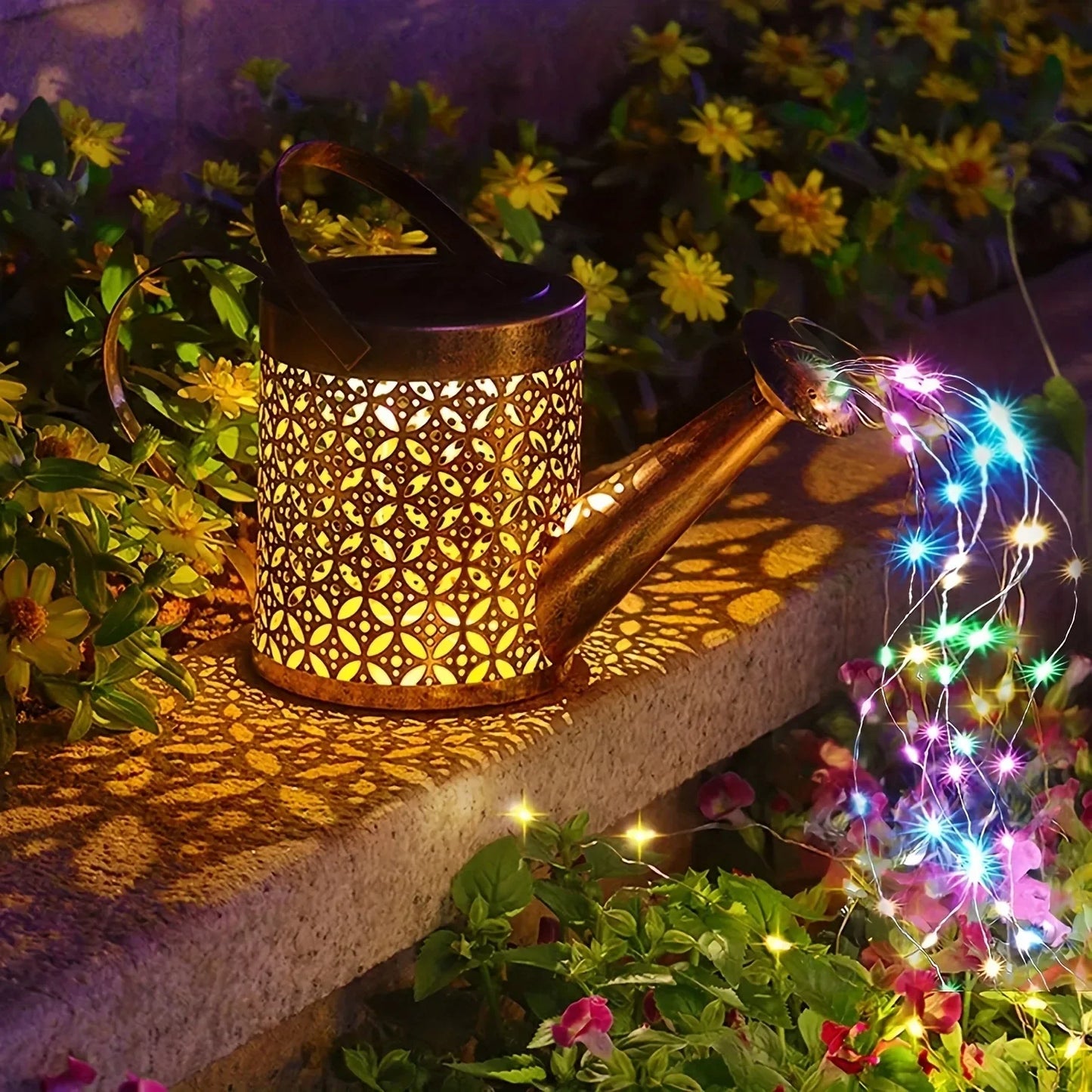 Lanterna Solare in Ferro – Lampada da Giardino Impermeabile