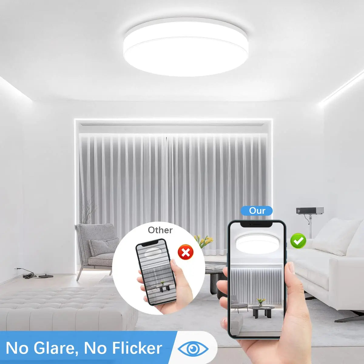Lampada LED Soffitto Rotonda 18-48W