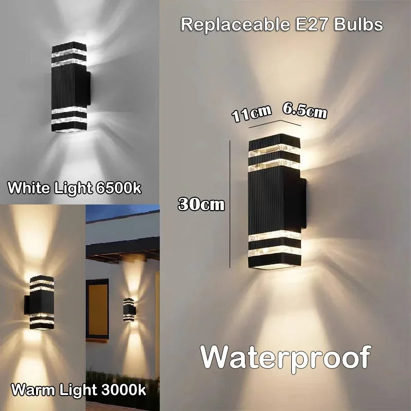 Lampada da Parete LED da Esterno IP65 Impermeabile