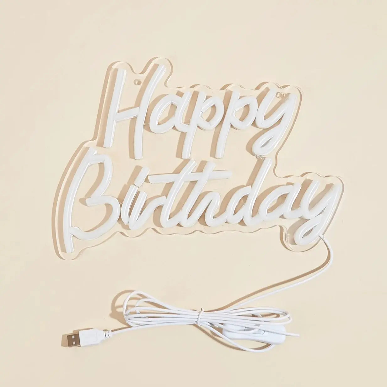 Insegna LED Neon “Happy Birthday”