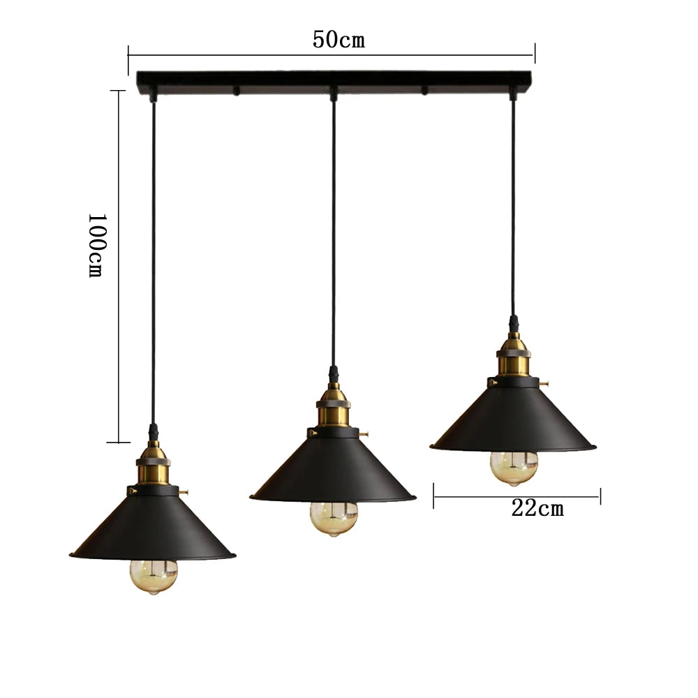 Vintage Pendant Light Loft Retro Chandelier Pendant