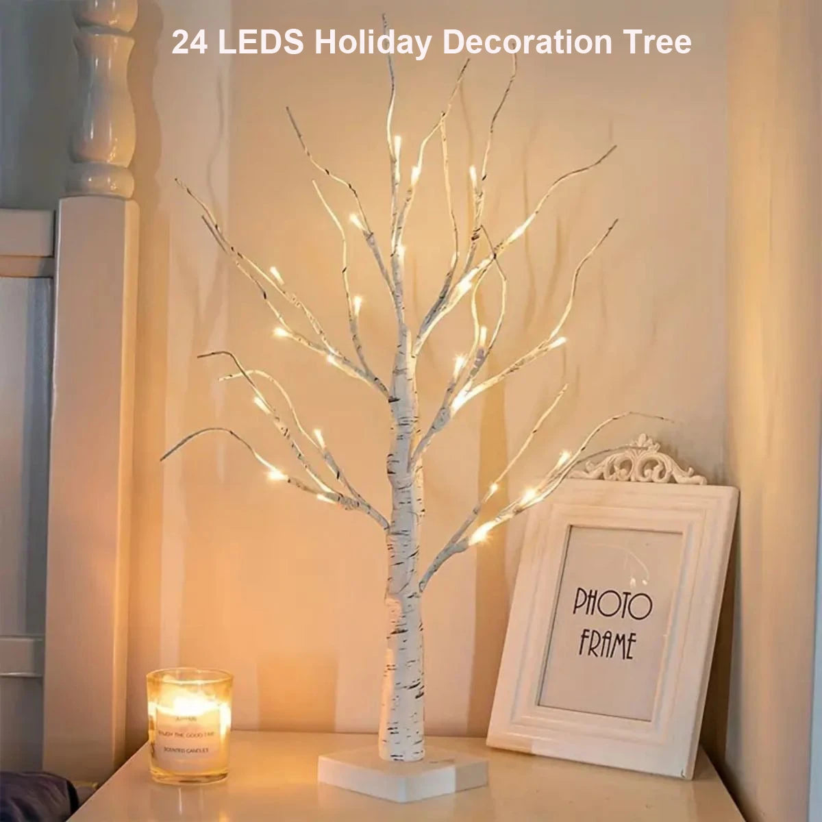 Albero di Betulla Luminoso 60cm LED