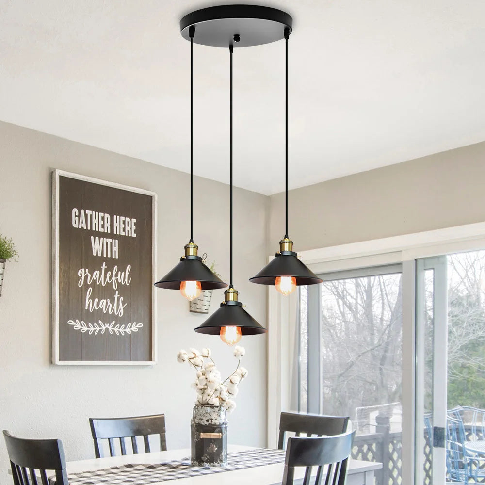 Vintage Pendant Light Loft Retro Chandelier Pendant