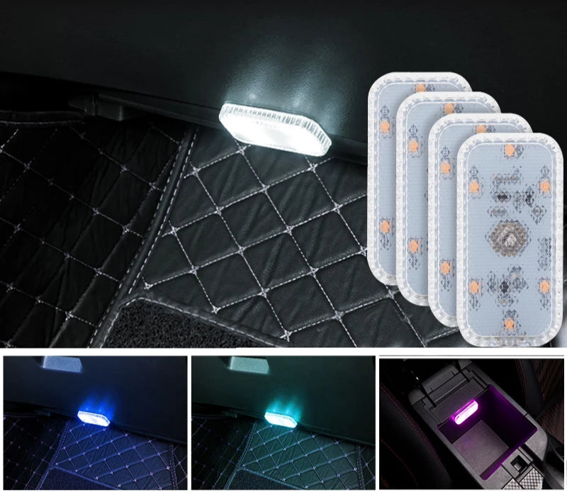 Lampada da lettura a LED ricaricabile USB per interni auto