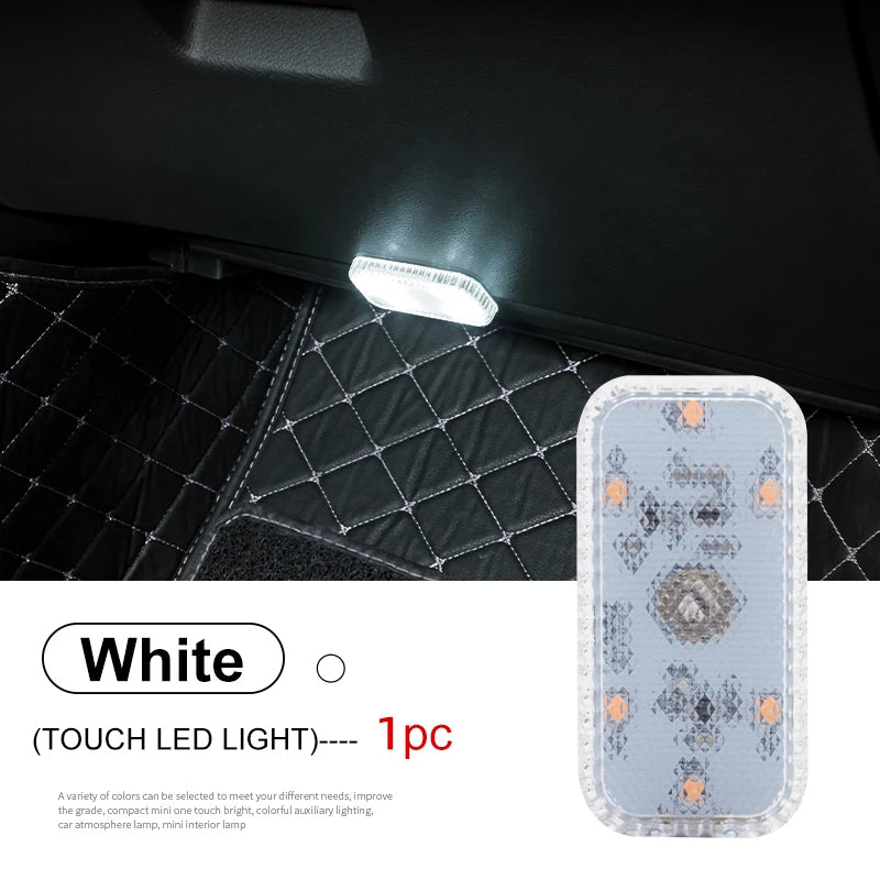 Lampada da lettura a LED ricaricabile USB per interni auto