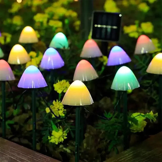 Luci Solari LED Fungo – 10 Pezzi Impermeabili