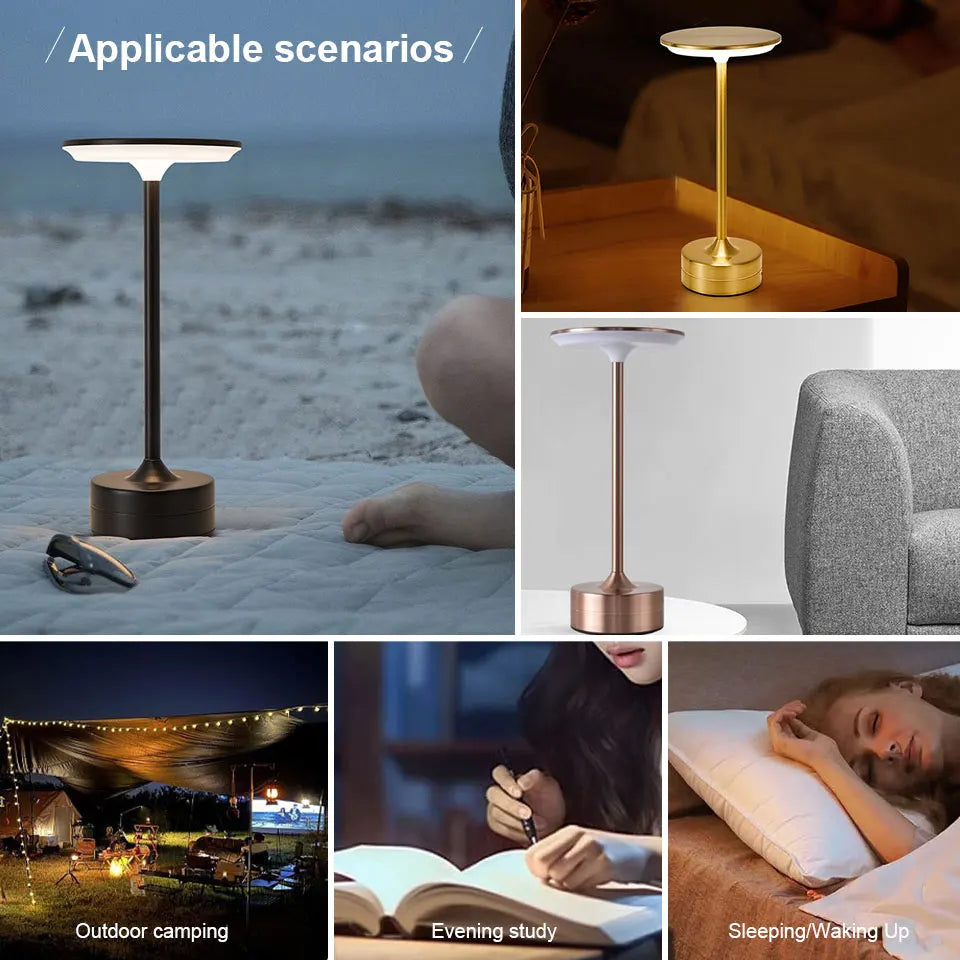 Lampada LED Tavolo – Ricaricabile Touch