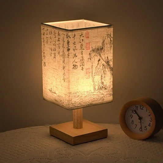 Lampada da Tavolo LED Stile Cinese – Dimmer USB