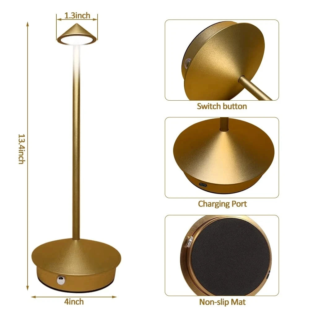 Lampada LED Tavolo – Touch Ricaricabile