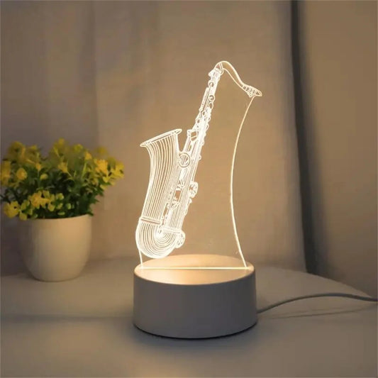 Lampada 3D Strumenti Musicali