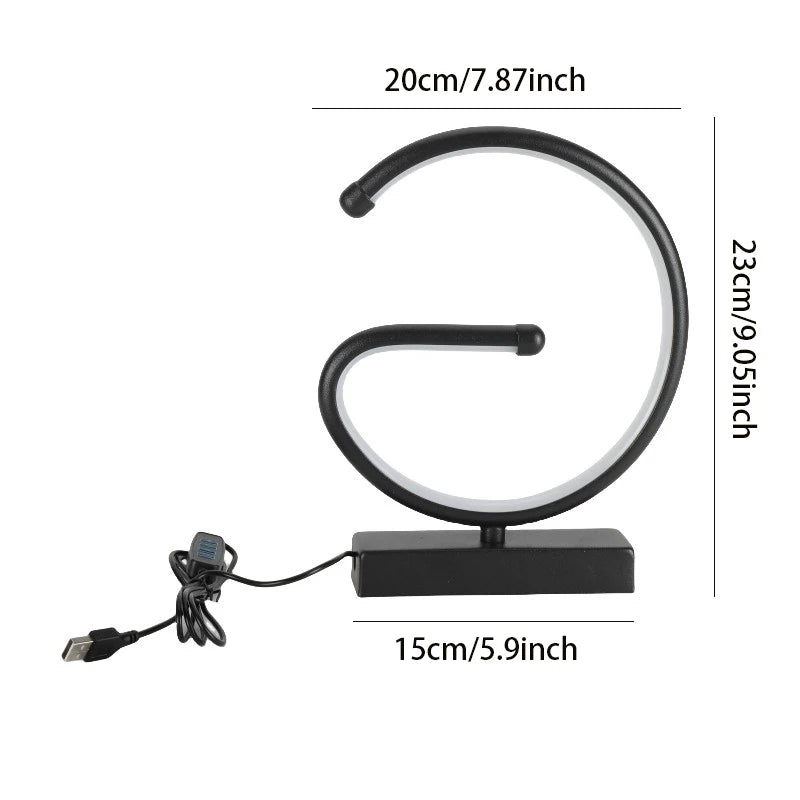 Lampada LED USB G-Shaped – Dimmer Telecomando