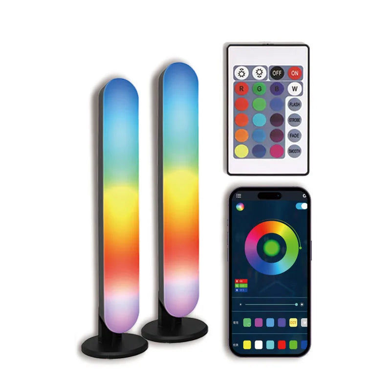 Set 2 LED RGB Notte con Telecomando