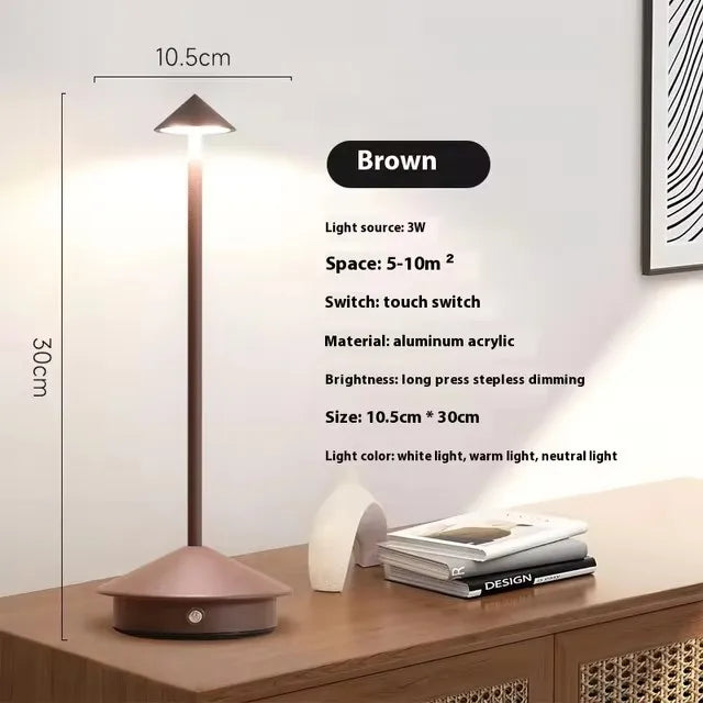 Lampada LED Tavolo – Touch Ricaricabile