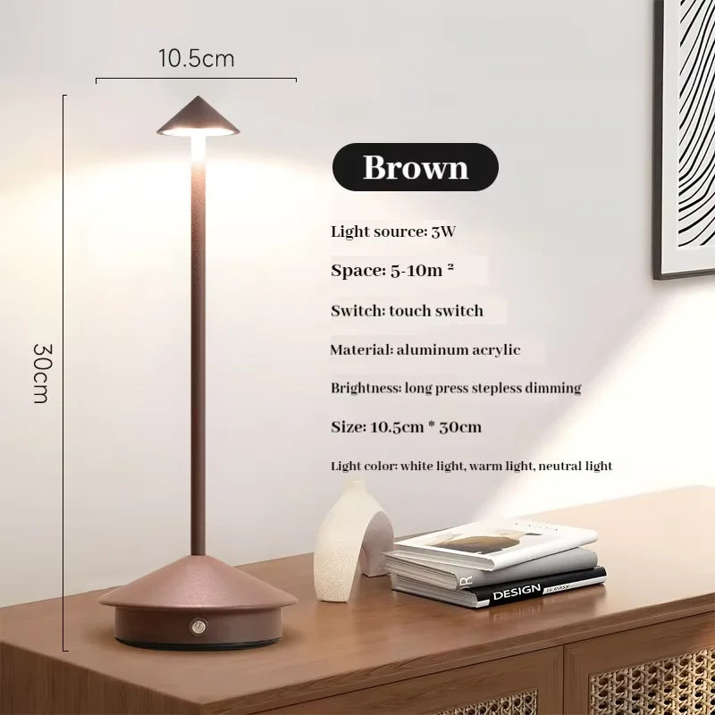 Lampada LED Tavolo – Touch Ricaricabile