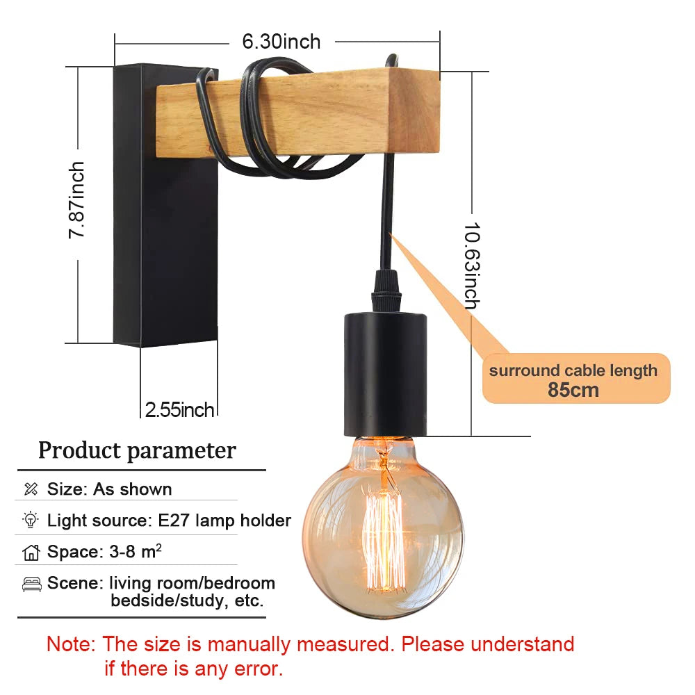 Lampada da Parete LED Retrò