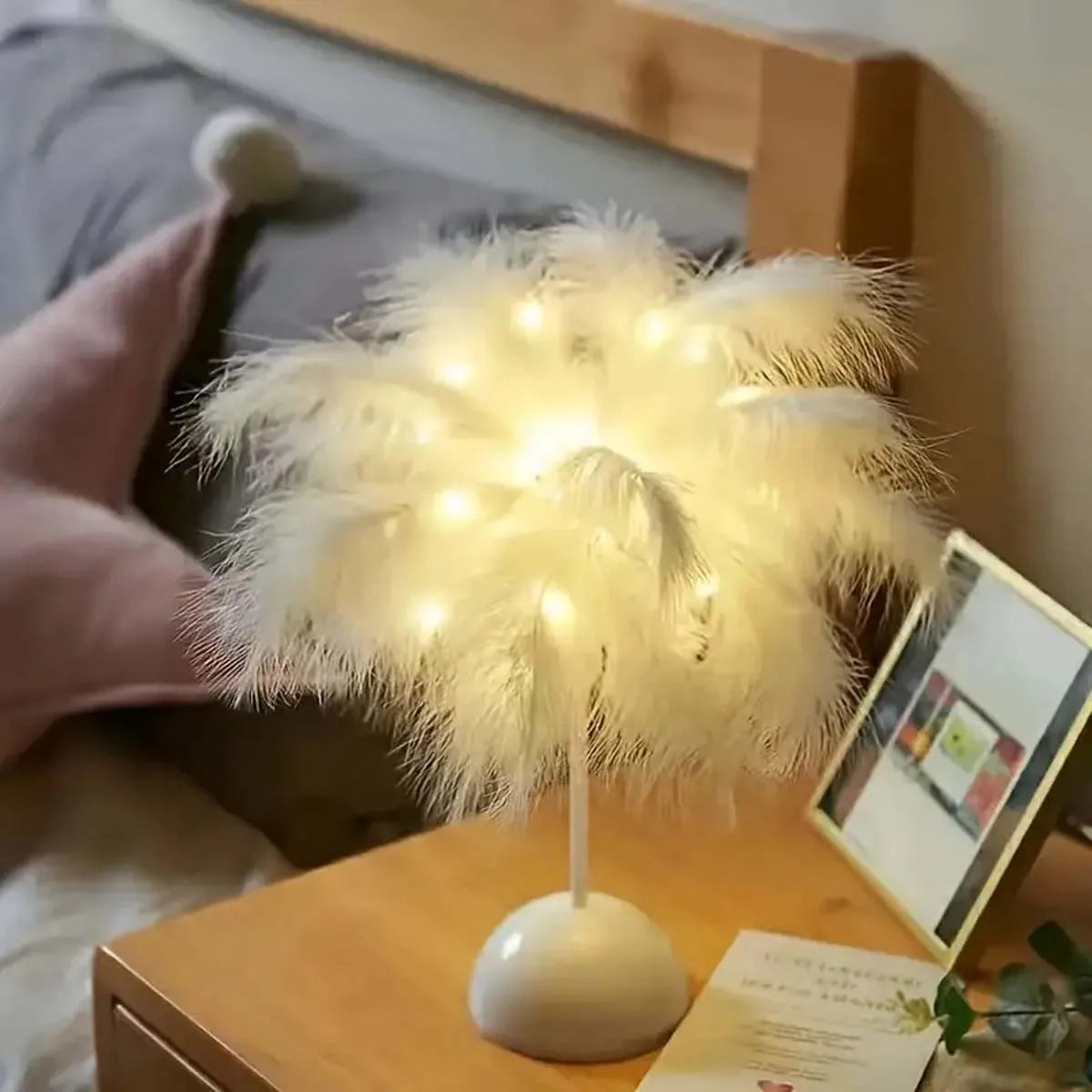 Lampada LED Piuma Portatile a Batteria – Kids