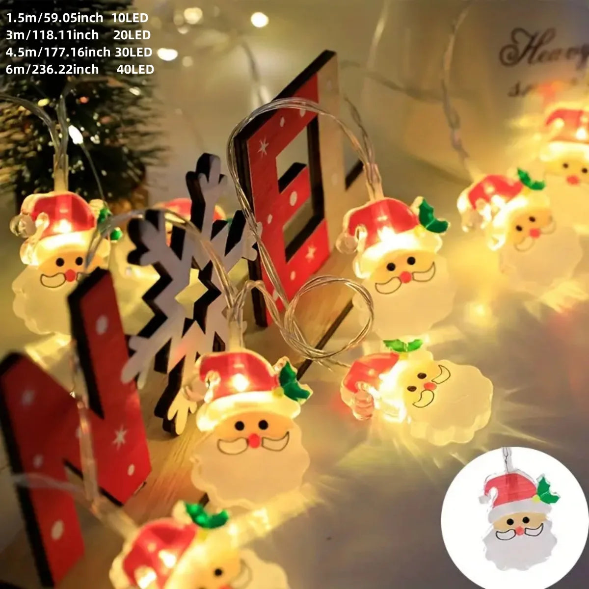 SnowJoy – LED Christmas Lights ☃️🎅