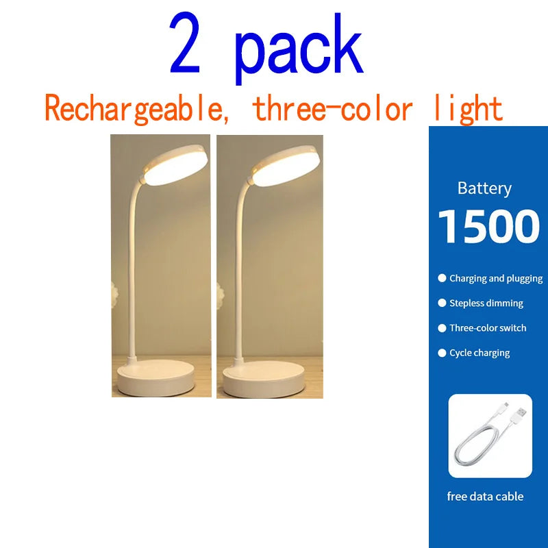 Lampada LED Pieghevole – USB 3 Colori