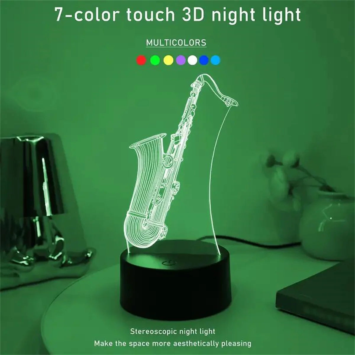 Lampada 3D Strumenti Musicali