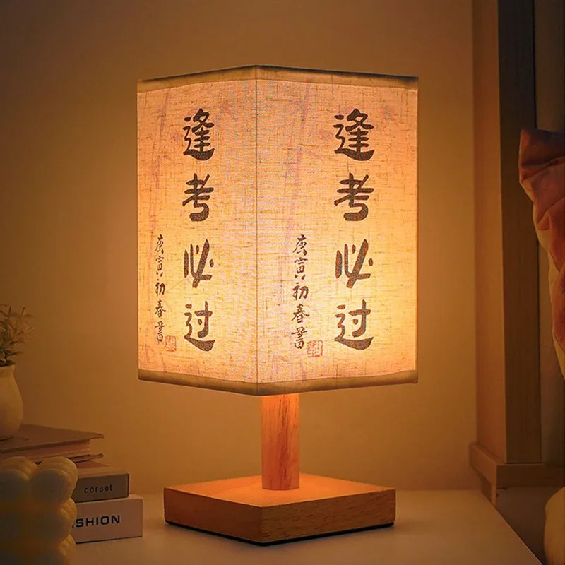 Lampada da Tavolo LED Stile Cinese – Dimmer USB