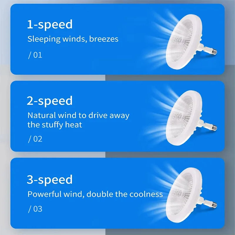 Ventilatore Soffitto LED 2in1 Dimmerabile