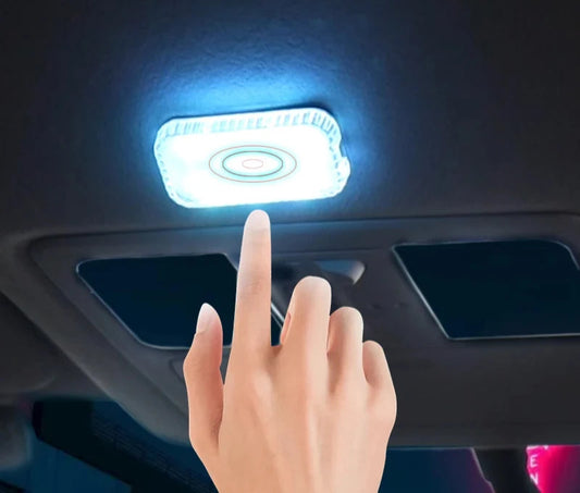 Lampada da lettura a LED ricaricabile USB per interni auto