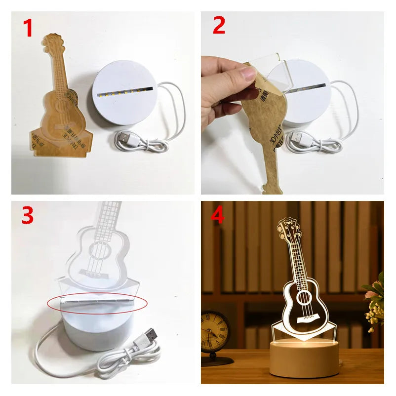 Lampada 3D LED