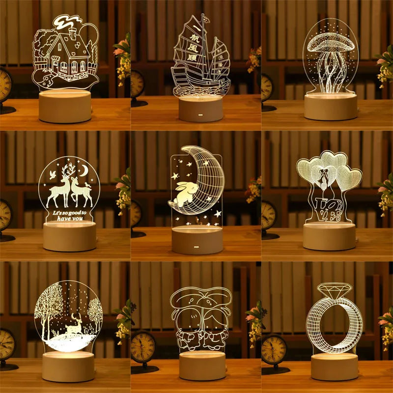 Lampada 3D LED