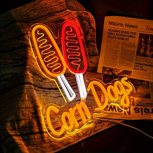 Corn Dog Neon Light LED – Insegna al Neon
